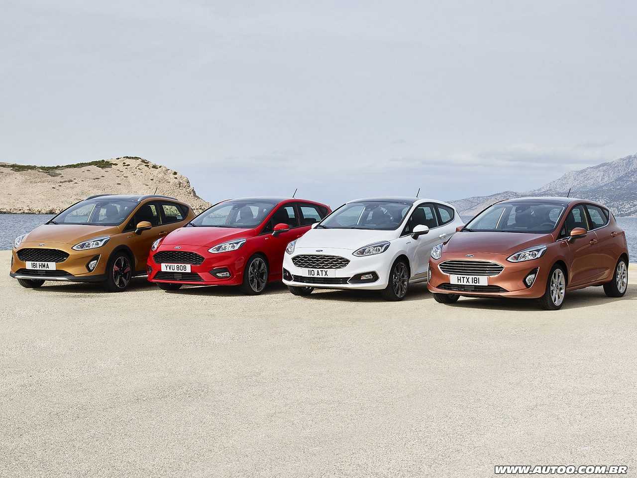 Oitava gerao do Ford Fiesta revelada em quatro verses