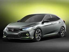 Novo Civic hatch aparece como conceito em Genebra