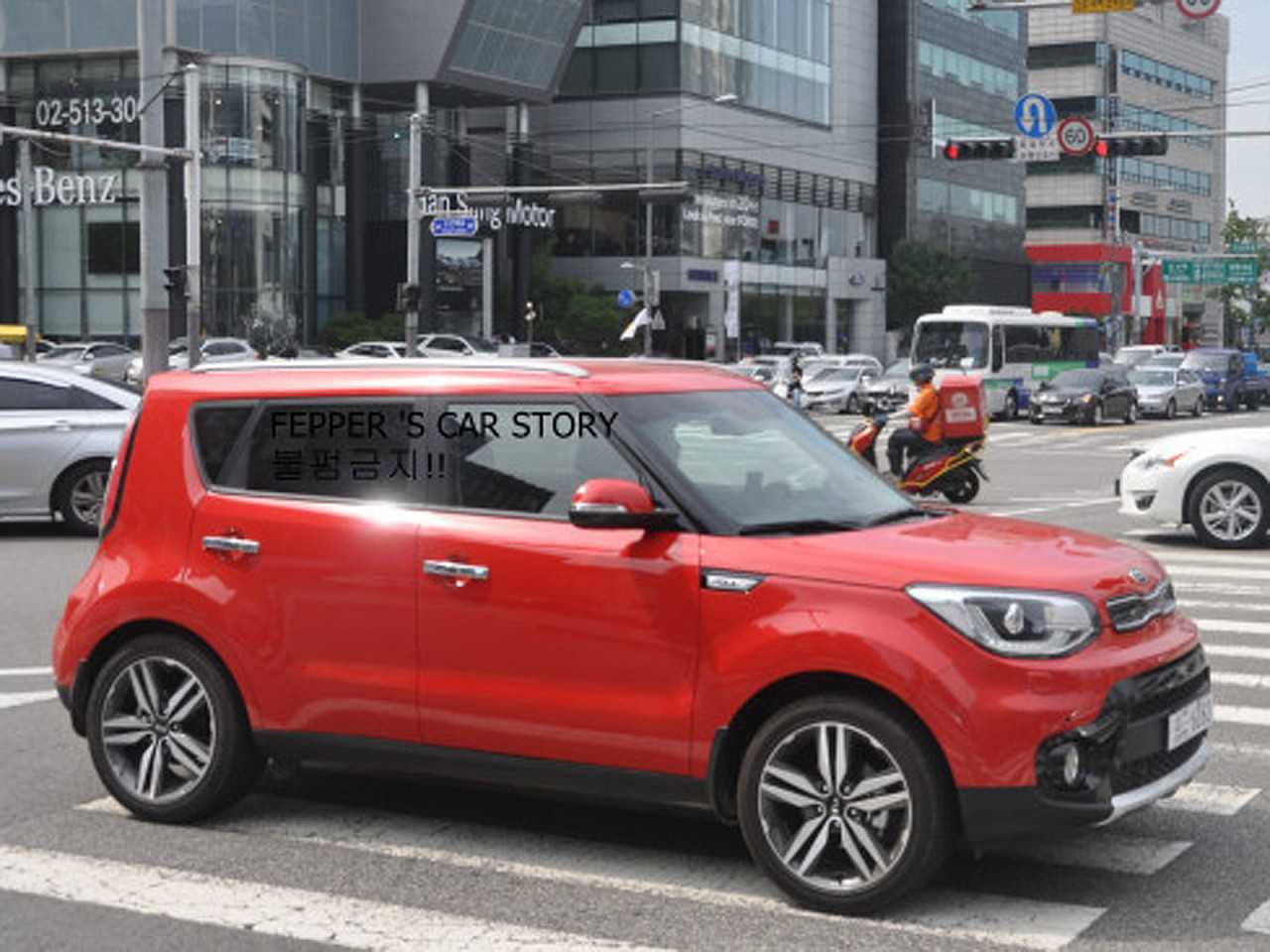 Facelift do Kia Soul flagrado na Coreia do Sul