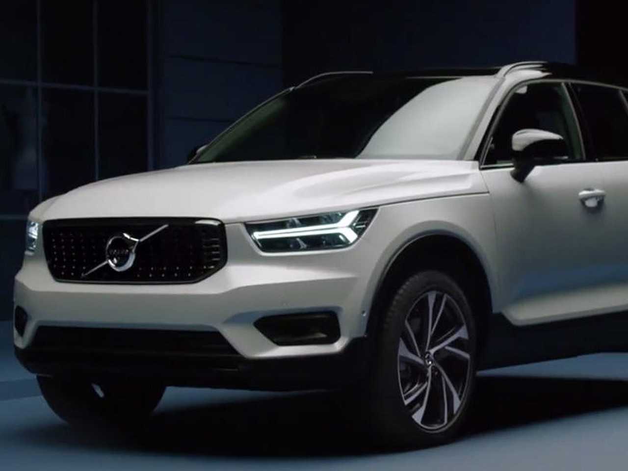 Primeiras imagens da Volvo XC40 que comearam a circular na internet antes da apresentao oficial do modelo