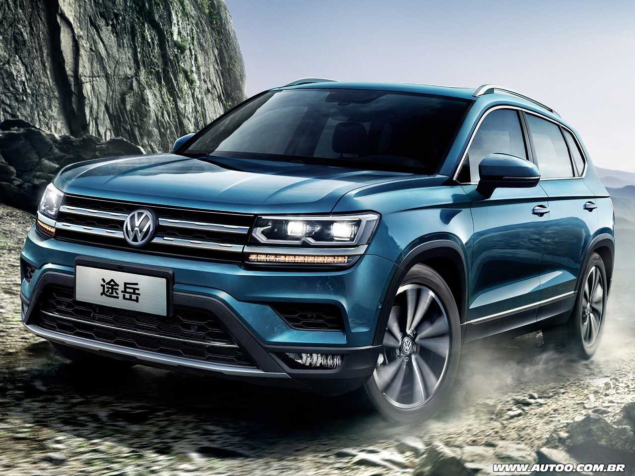 Acima o VW Tharu revelado na China. Por aqui poder?ser vendido como Tarek