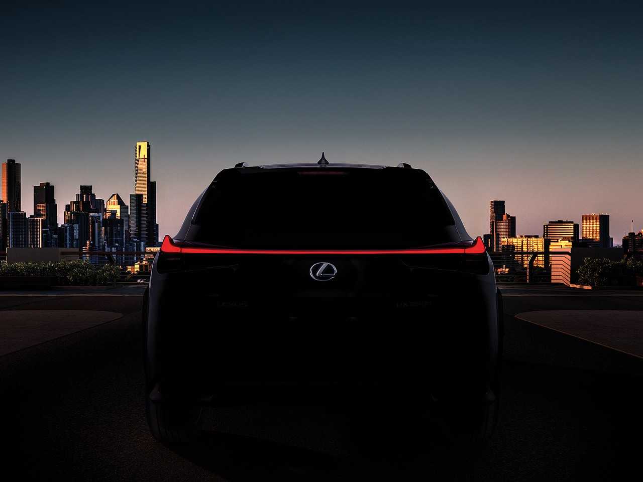 Teaser do Lexus UX F Sport