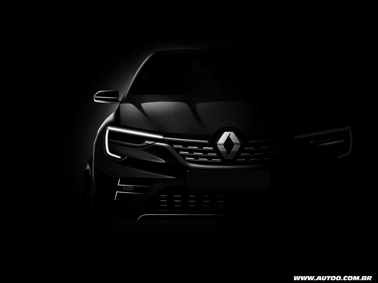 Teaser do futuro SUV mdio da Renault que ser?vendido no Brasil, Rssia e demais mercados emergentes