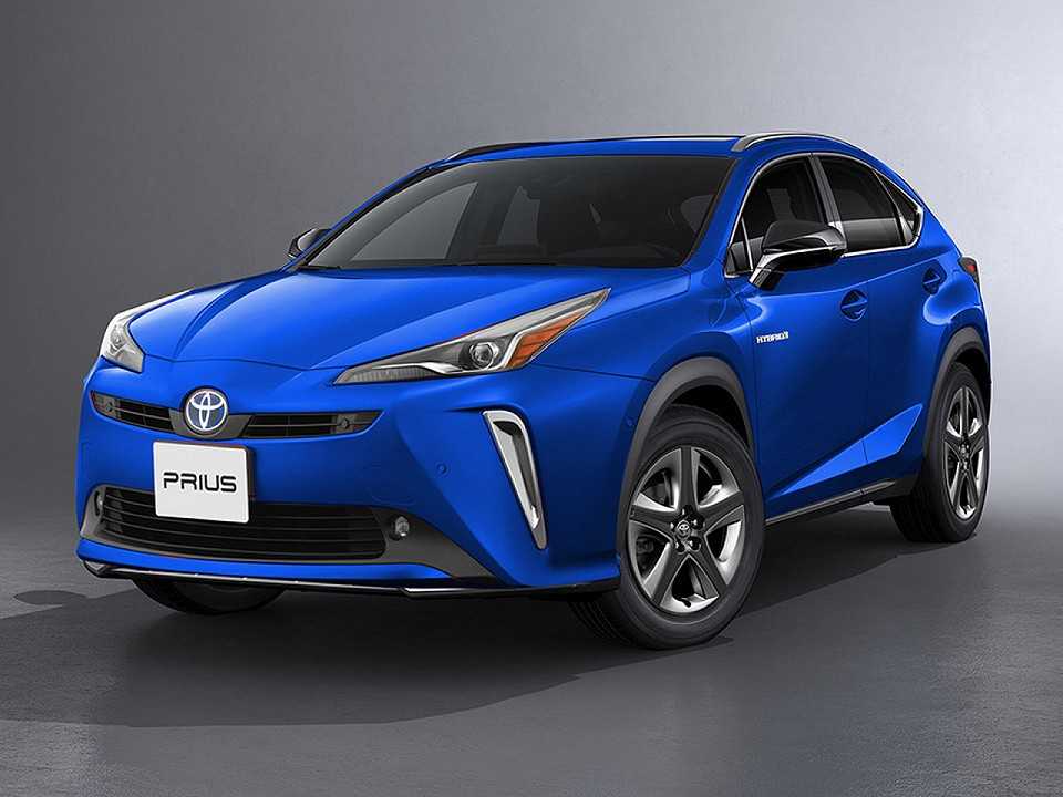 Projeção de Kleber Silva antecipando a possível quinta geração do Toyota Prius