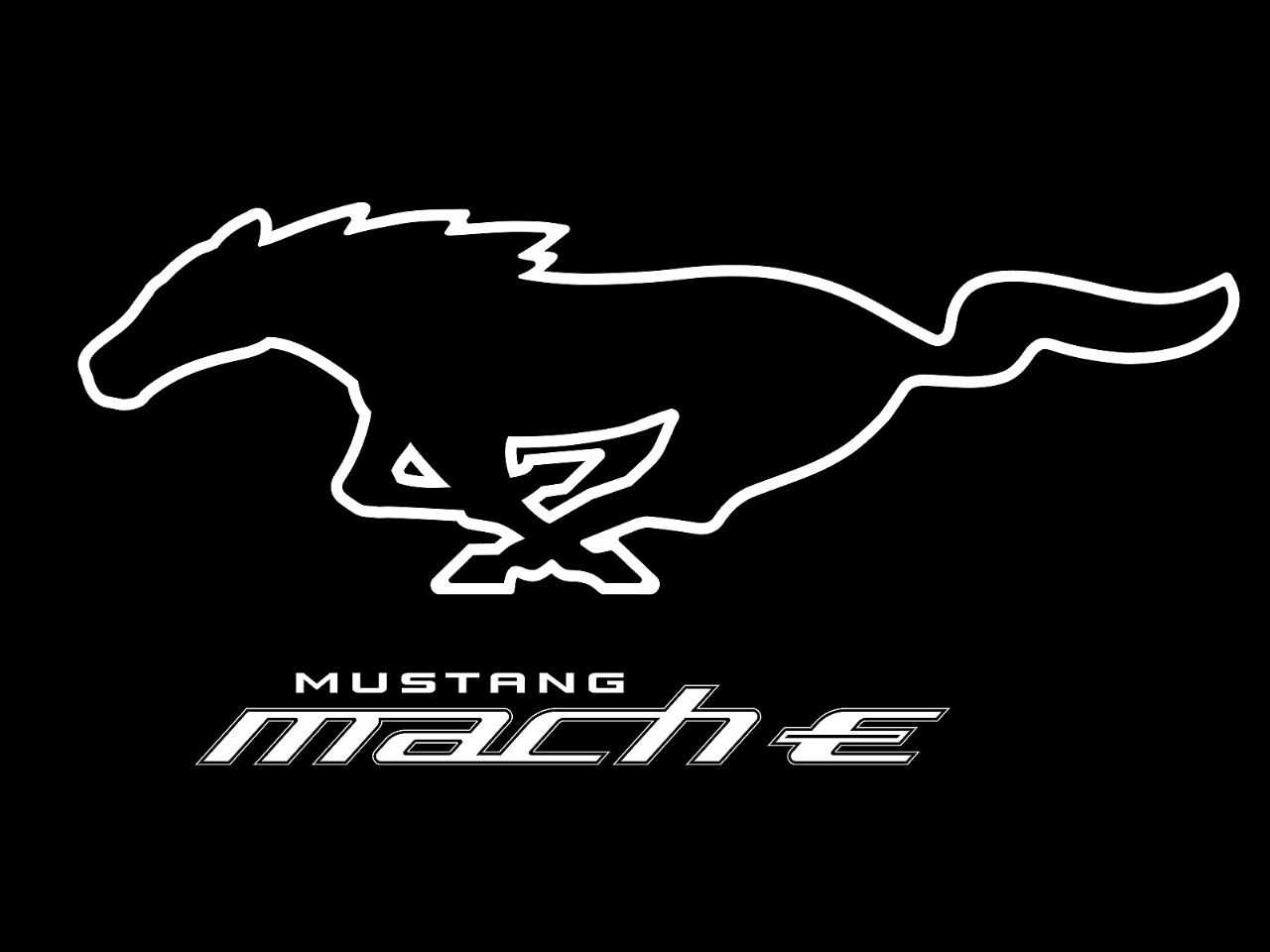 Logotipo do indito Ford Mustang Mach-E