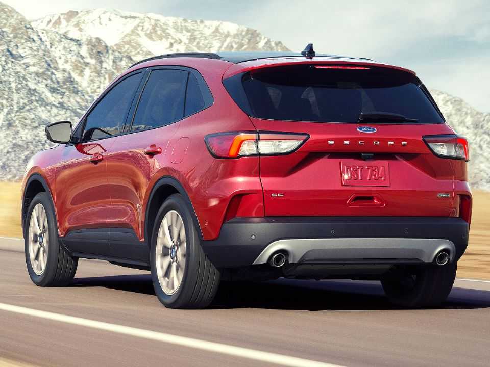 Acima o Ford Escape 2020 vendido nos EUA