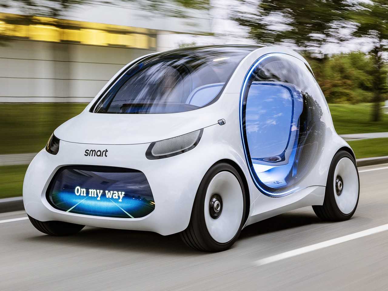 Conceito eltrico da Smart: futuros carros da marca sero produzidos pela Geely na China