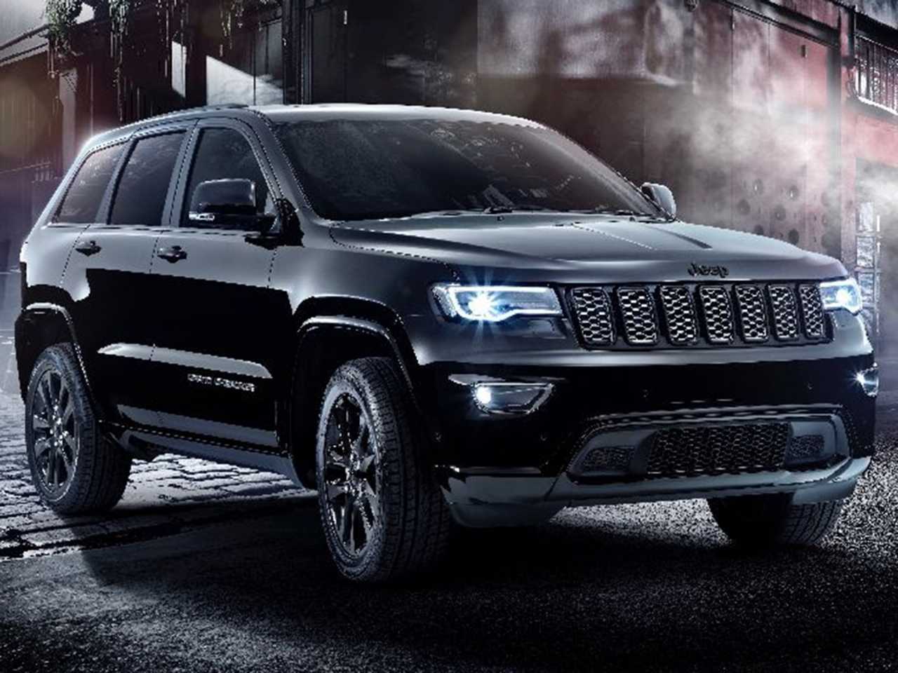 Acima detalhe dos novos Cherokee e Grand Cherokee Night Eagle