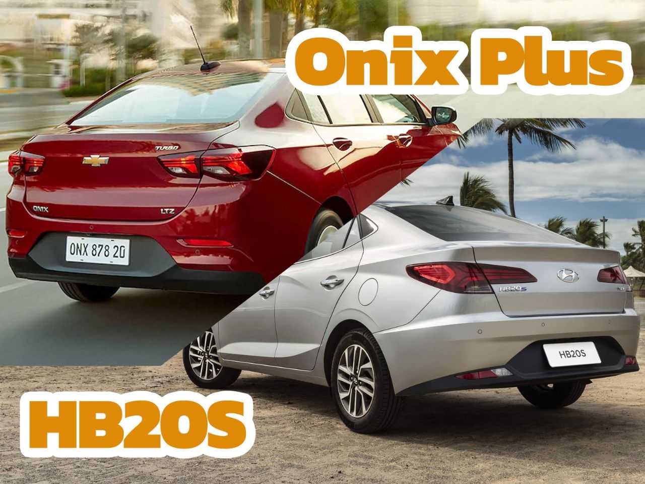 Chevrolet Onix Plus e Hyundai HB20S