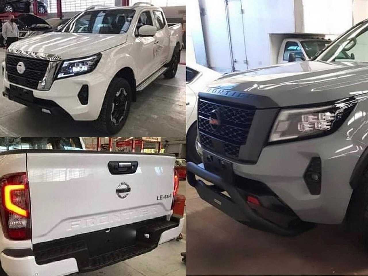 Flagra antecipando o facelift da Nissan Frontier