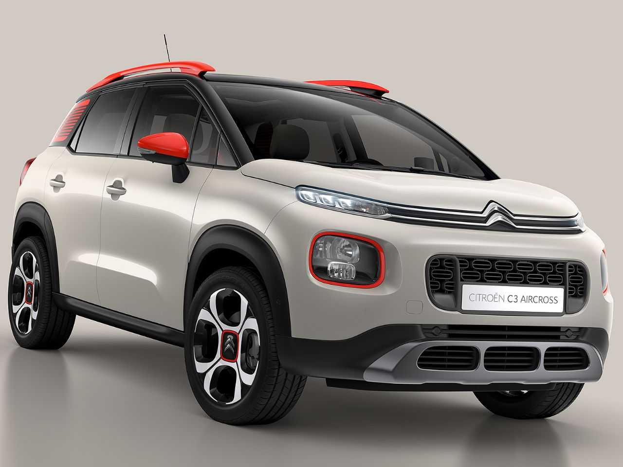 Acima o C3 Aircross europeu: elementos de design devero figurar na gama de baixo custo indiana