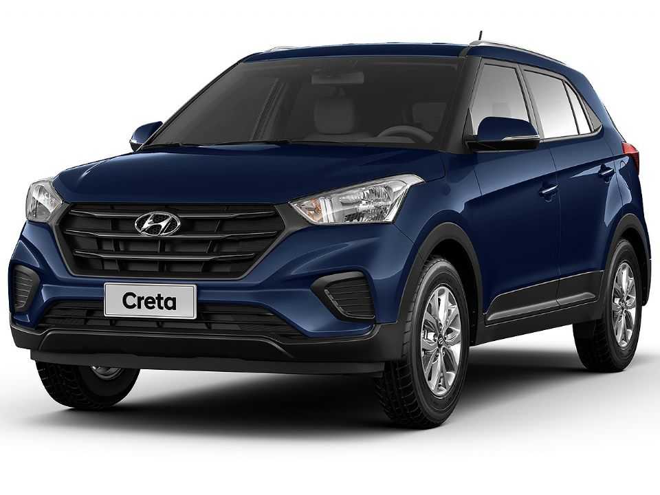 Acima o Hyundai Creta na nova opção Action 1.6 automática