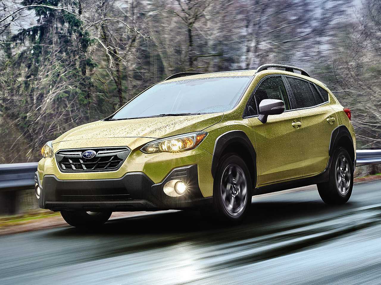 Acima o Subaru Crosstrek 2021 vendido nos EUA