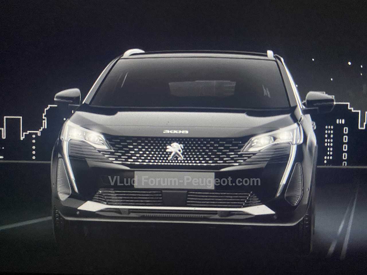 Detalhe da dianteira do Peugeot 3008 aps o facelift previsto para este ano