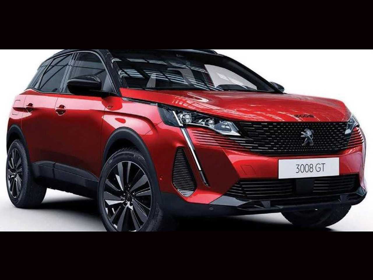 Imagem antecipando de forma definitiva o facelift para o Peugeot 3008