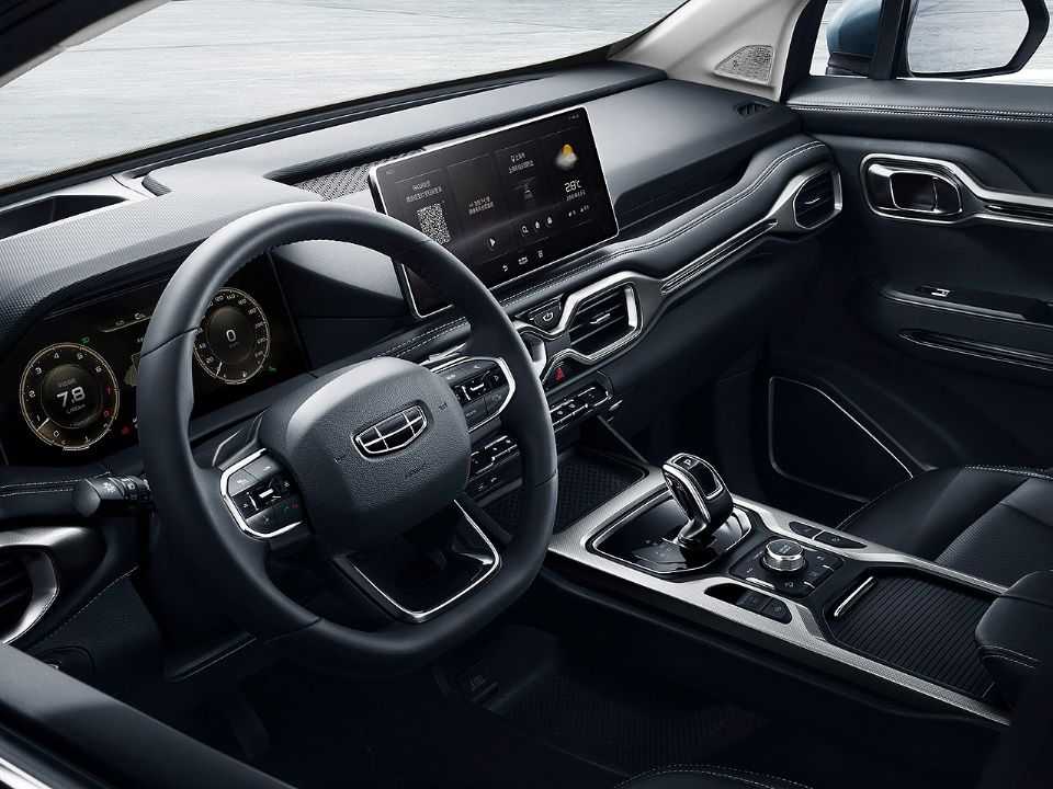 Interior do Geely Hao Yue