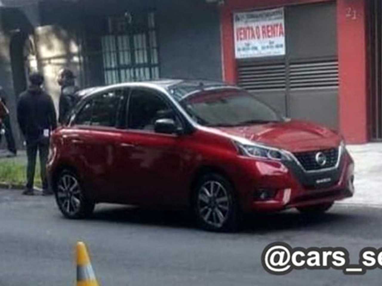 Novo Nissan March ?flagrado no Mxico