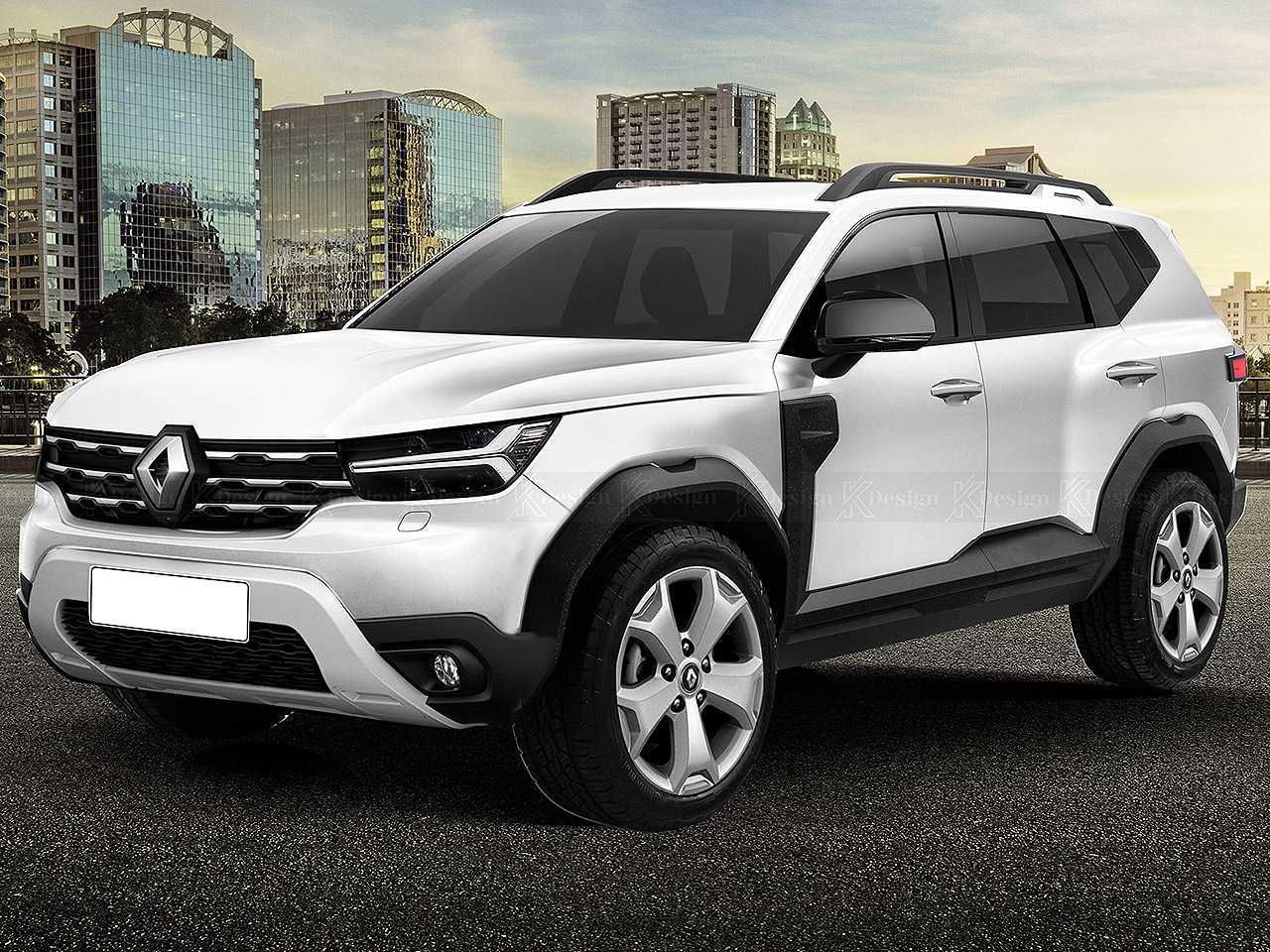 Tomando como base o Dacia Bigster Concept, designer Kleber Silva imaginou um SUV 7 lugares acessvel para a Renault