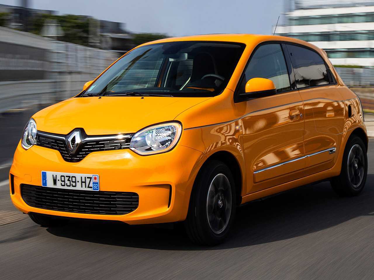 Acima o Renault Twingo em sua atual terceira gerao