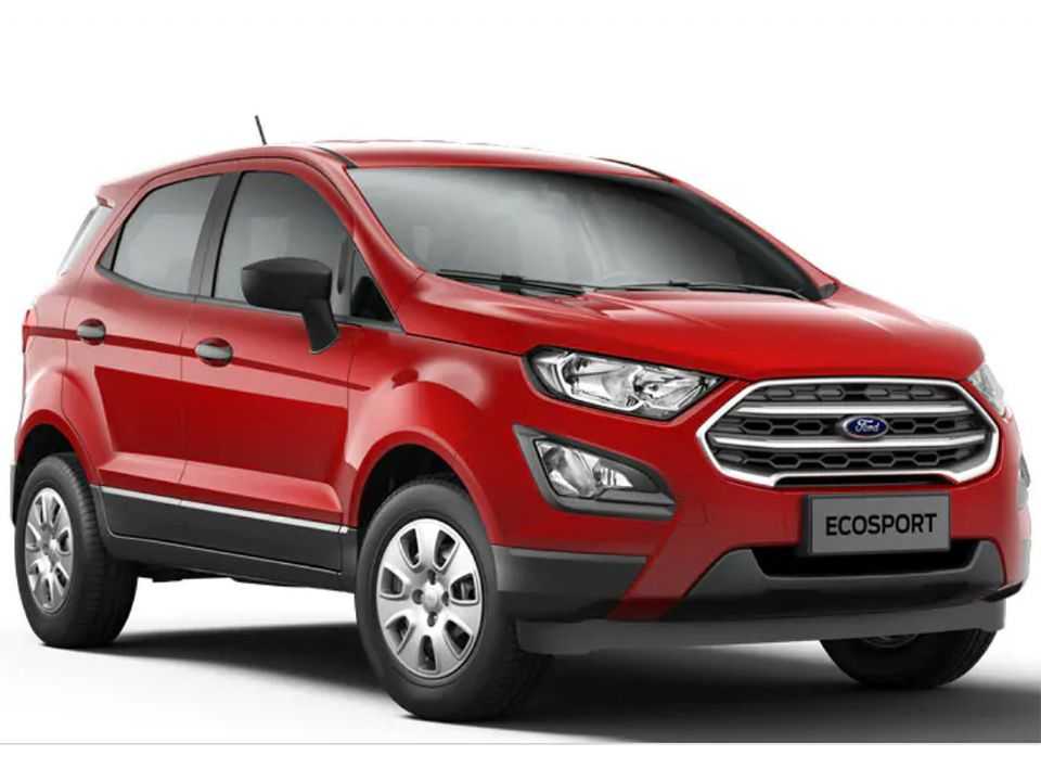 Acima o Ford EcoSport no catálogo SE Direct 1.5 automático que atendia o público PcD