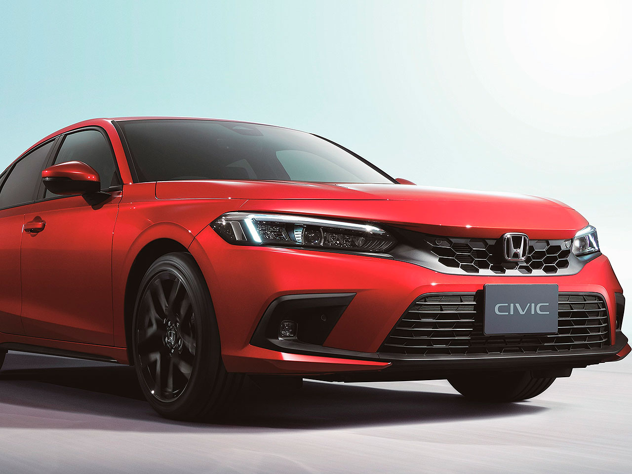 Detalhe do novo Civic e:HEV, configurao hbrida j?apresentada na Europa