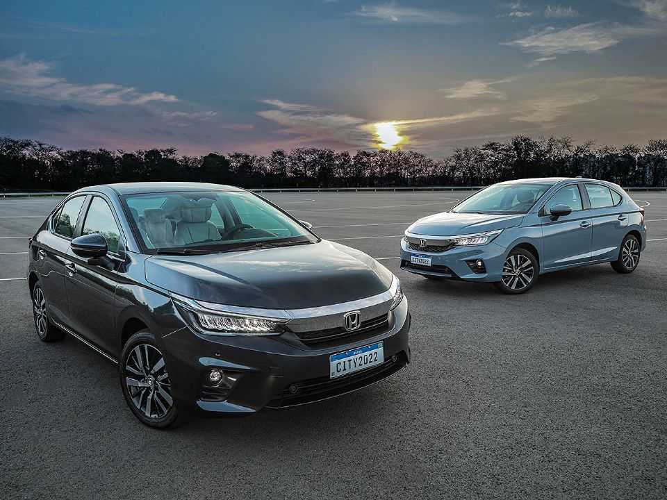 Os novos Honda City e City Hatchback produzidos no Brasil