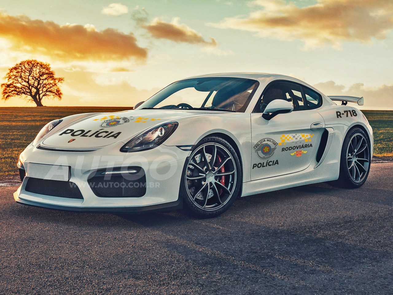 Em breve nas estradas paulistas: Porsche Cayman apreendido deve equipar Polcia Rodoviria de So Paulo