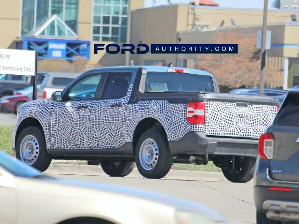 Flagra mostra a nova Ford Maverick de entrada em testes nos EUA