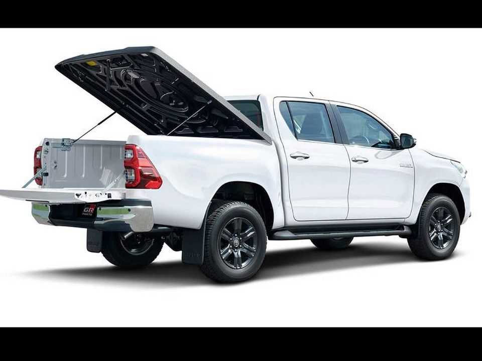 Na Ásia, Toyota apresentou mecanismo de fechamento rígido para a caçamba da Hilux como acessório