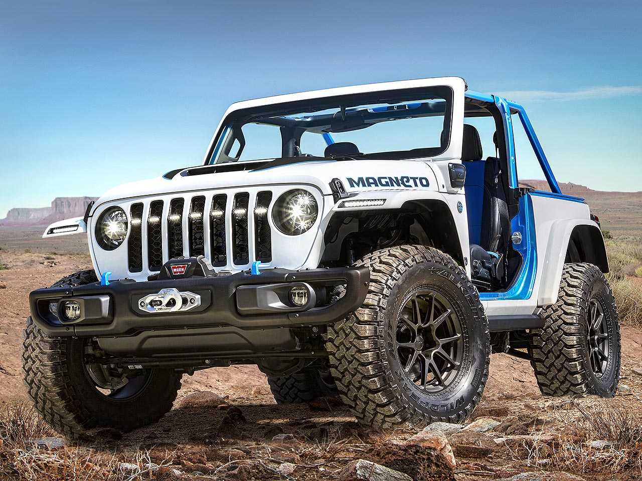 Jeep Wrangler Magneto: conceito eltrico baseado no tradicional modelo da marca