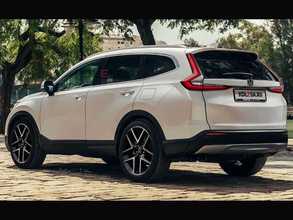 Projeção do site russo Kolesa para a nova geração do Honda CR-V