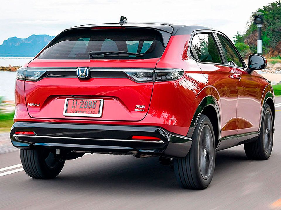 Acima detalhe do Honda HR-V RS comercializado no Sudeste Asiático