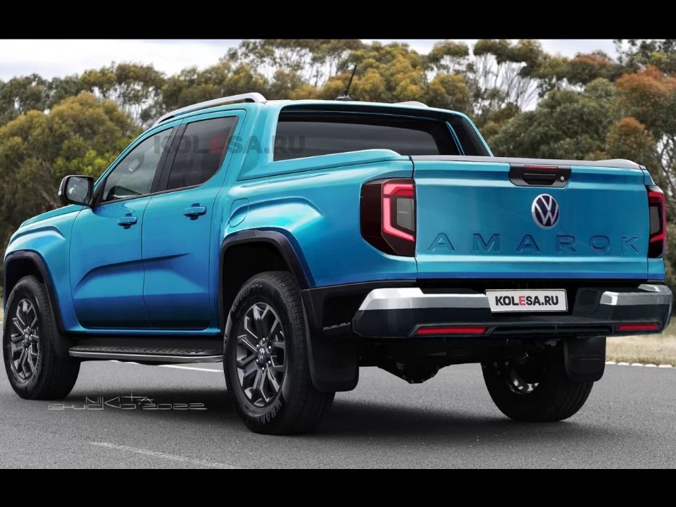 Designer antecipa visual da nova VW Amarok