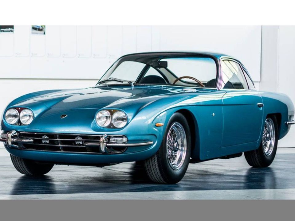 Lamborghini 350 GT foi o primeiro  carro da marca que hoje pertence ao Grupo Volkswagen