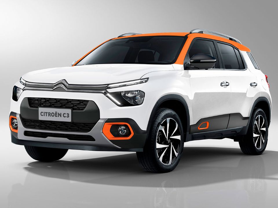 Projeção do designer Kleber Silva para o futuro Citroën C3 Aircross nacional