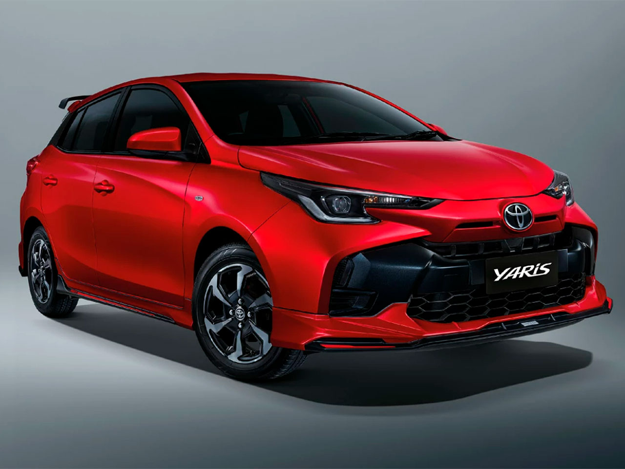 Acima o Toyota Yaris 2023 apresentado na Tailndia