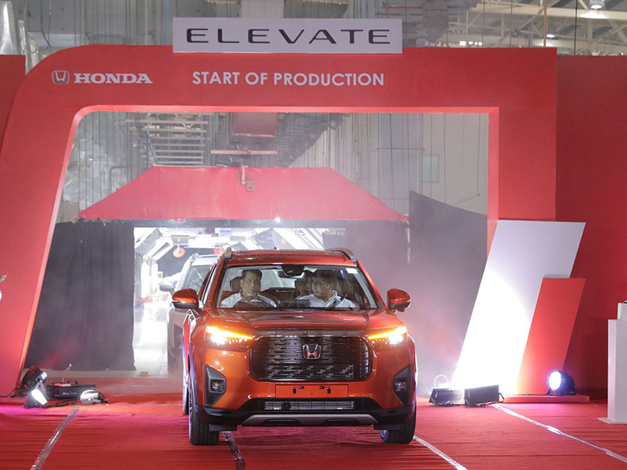 Honda Elevate em cerimnia de lanamento na ndia