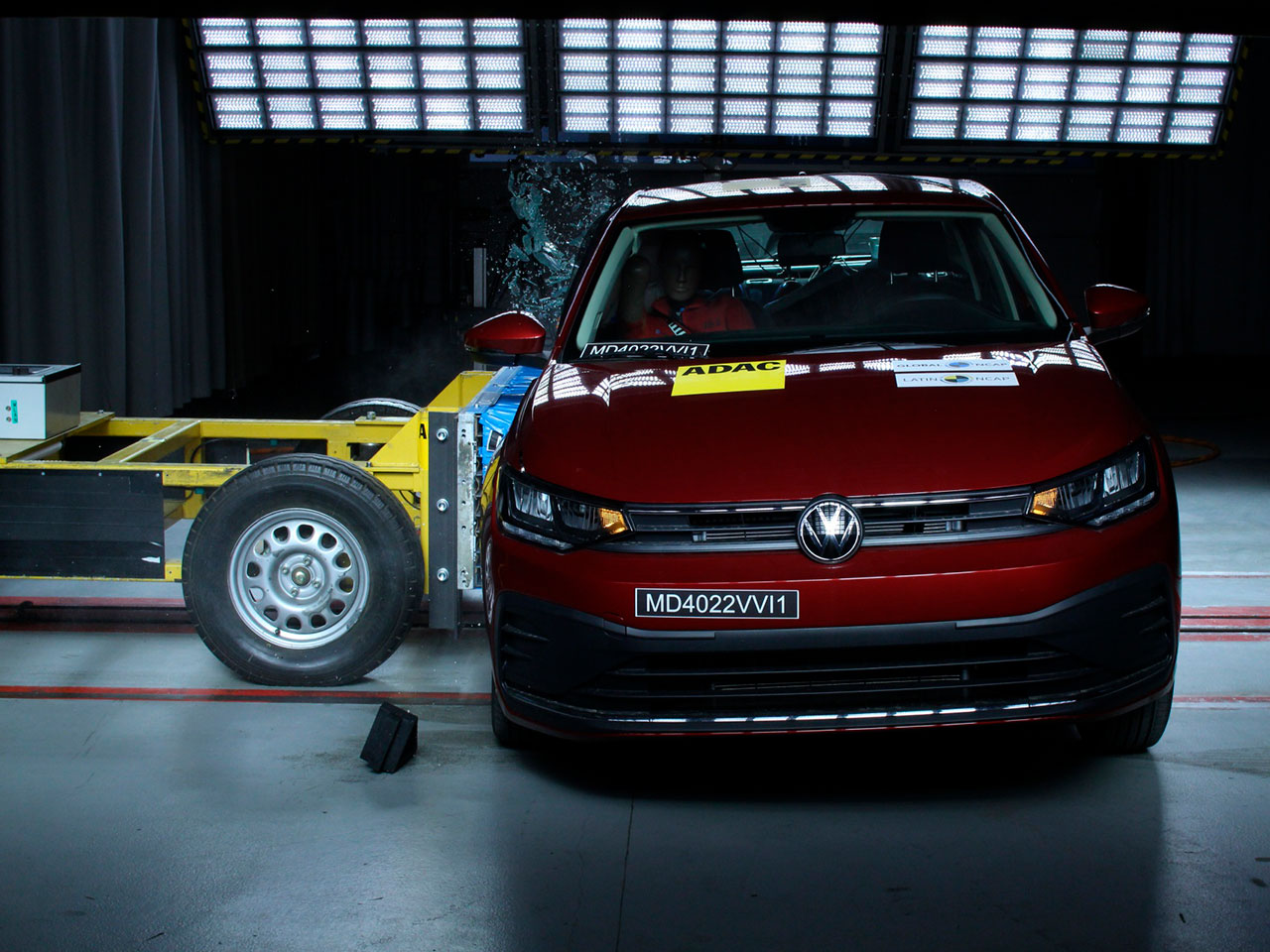 Volkswagen Virtus em teste do Latin NCap