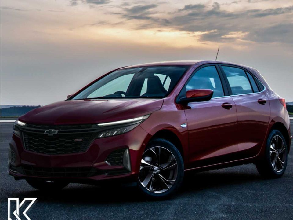 Chevrolet Onix renovado terá a frente reestilizada como principal mudança na linha 2025