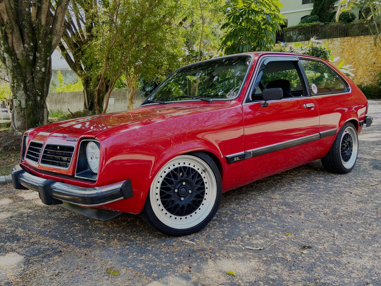 Chevrolet Chevette hatch com motor 2.2 turbinado do SUV Blazer ficou com mais de 300 cv de potncia