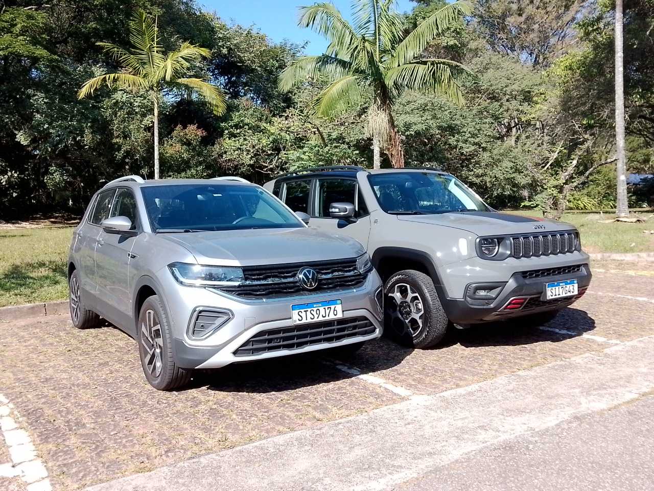 VW T-Cross Highline 2025 acaba de receber novidades, ao contrrio do Jeep Renegade Trailhawk