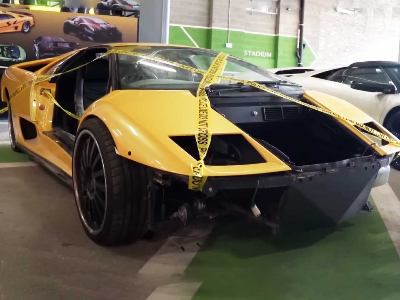 Lamborghini Diablo encontrado depois de 4 anos, mas com vrias peas faltando